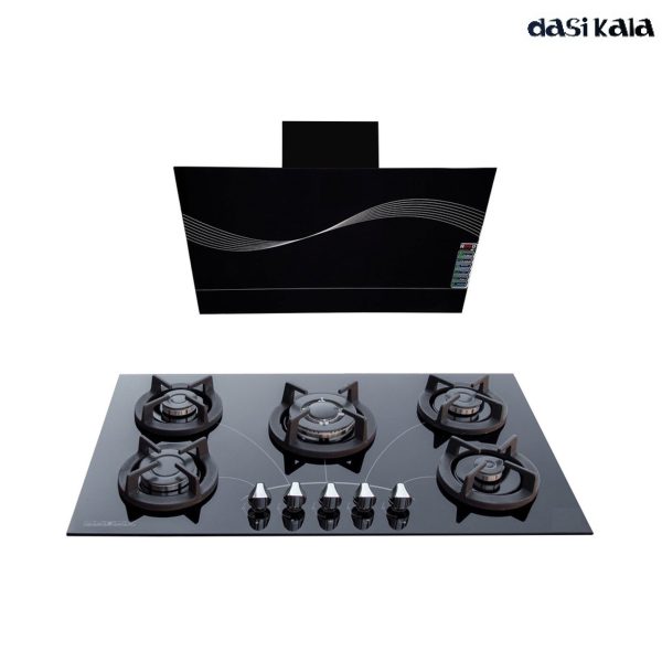 ست هود و اجاق گاز صفحه ای کد ۴۵۱۸ p