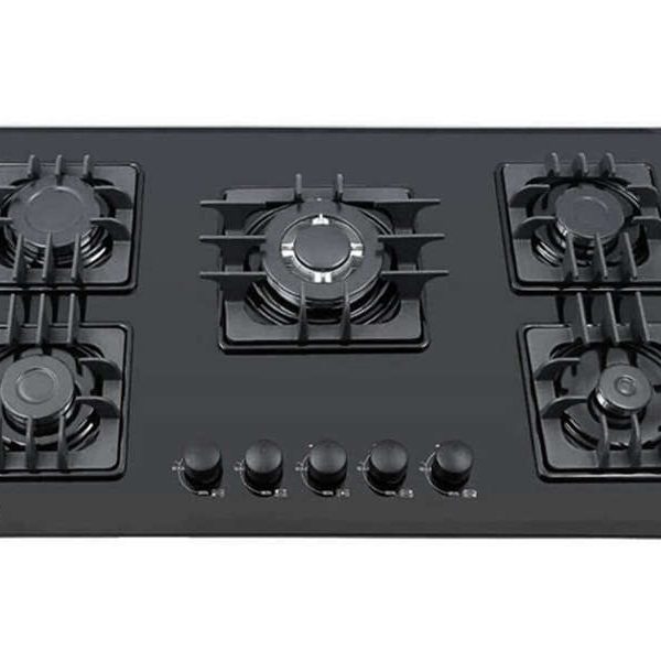 اجاق گاز صفحه ای شیشه ای 5شعله دنپاسر( denpaser) مدل M6