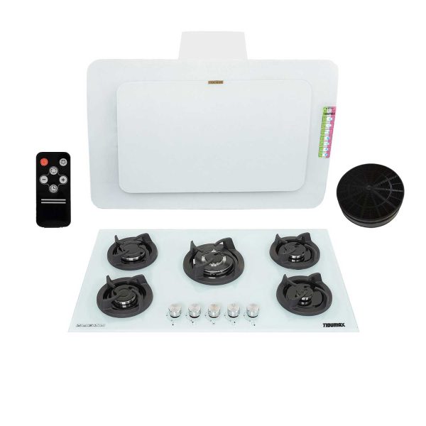 ست هود و گاز سفید تیدومکث (Tidumax) مدل پرنیان