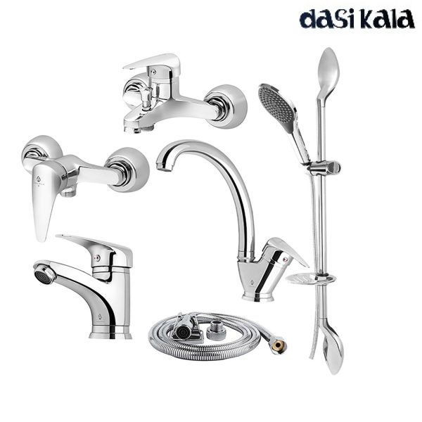 ست شیرآلات آکوا ریس مدل قهرمان نایت 2024 مجموعه 6 عددی