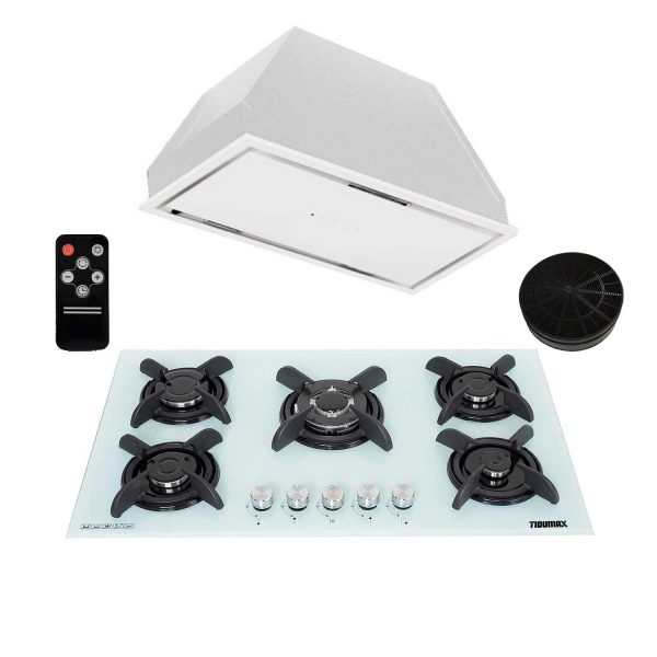 ست هود و گاز سفید تیدومکث (Tidumax) مدل لامیا