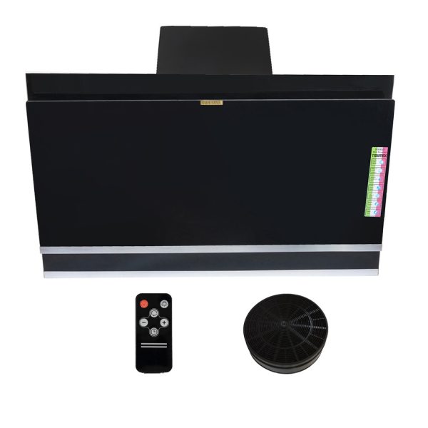 هود آشپزخانه مورب لمسی تیدومکث (Tidumax) مدل پارمیس نقره ای